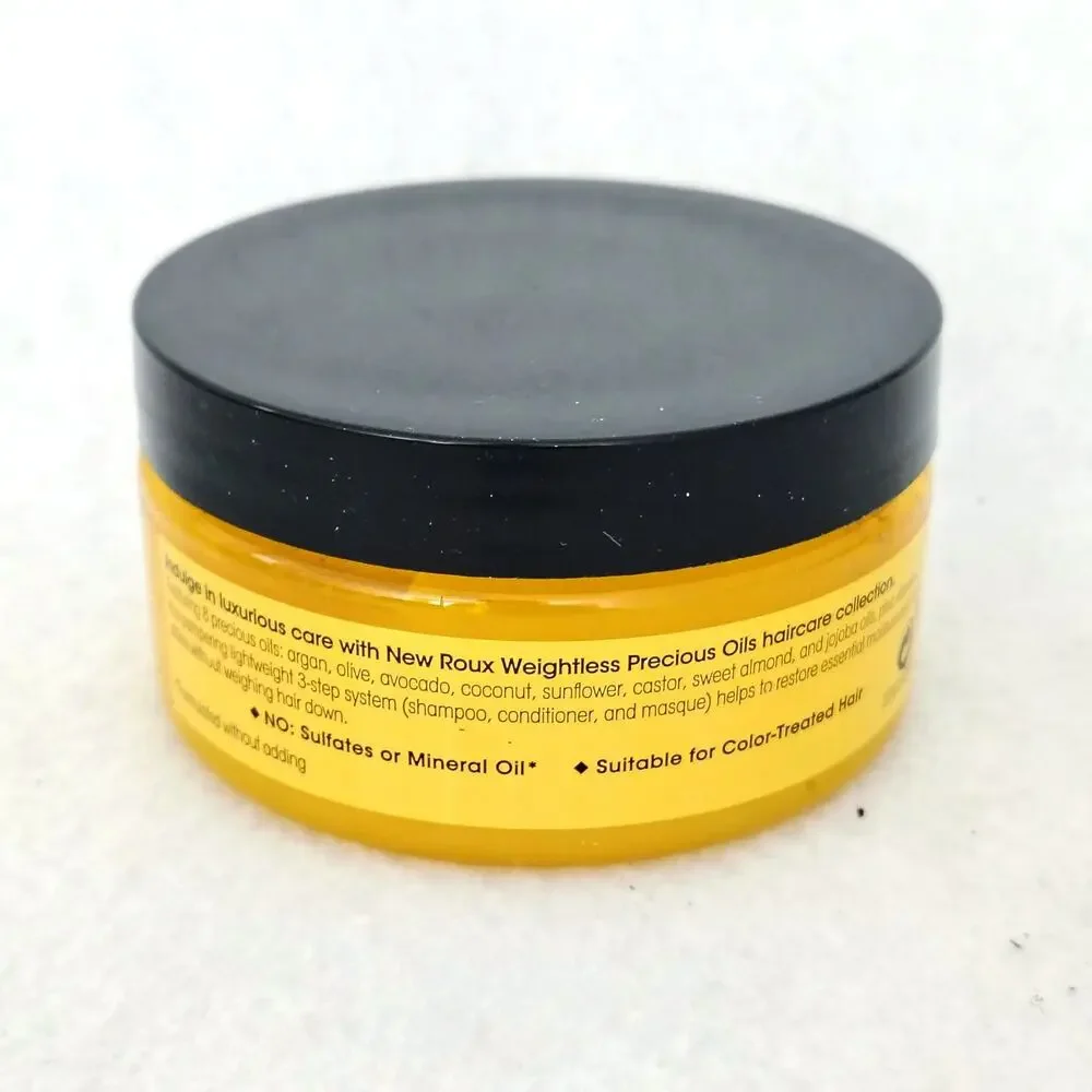 Roux Weightless Restorative Hair Mask Precious Oils 7 oz. Dry Damage Color Hair